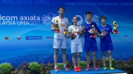Final sesama pasangan China di SSP Malaysia Open 2017/@antoagustian