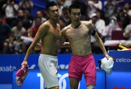 Lin Dan dan Lee Chong Wei, dua pemain hebat yang sangat ambisius. (sumber foto: themalaymailonline.com)