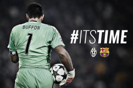 Buffon, palang pintu penjegal Messi (juventus.com)