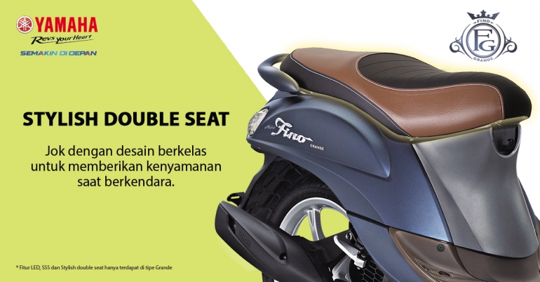Stylish Double Seat | Sumber: Yamaha Indonesia