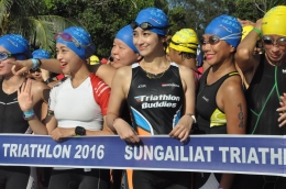 Sungailiat Triathlon 2016 (Dok. Humas Bangka)