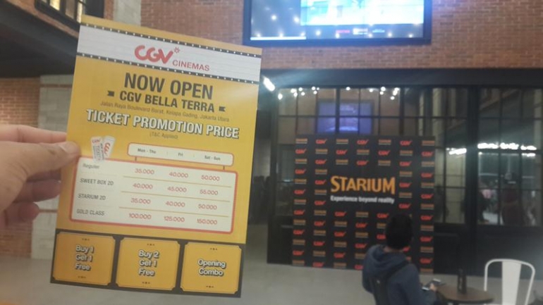 Brosur tiket promo CGV khusus disini - Doc: Pribadi