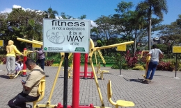 Peralatan fitness di Taman Bugar/Dok. Pribadi