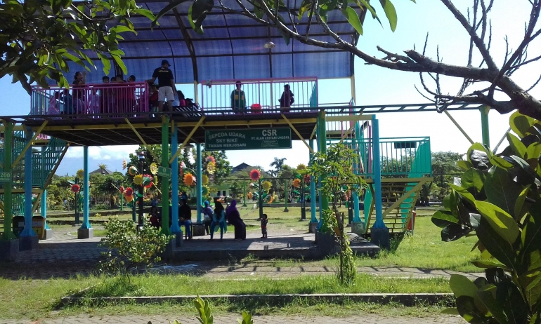 Sepeda Udara (Sky Bike) Taman Merjosari Kota Malang/Dok. Pribadi