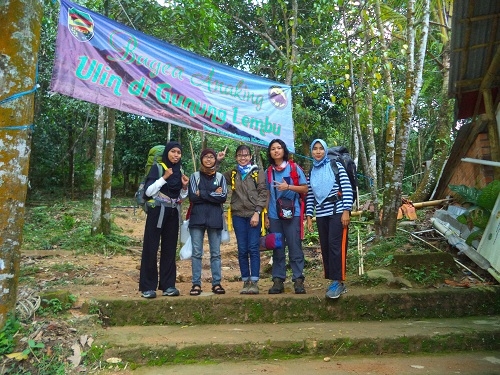 Foto sebelum pendakian