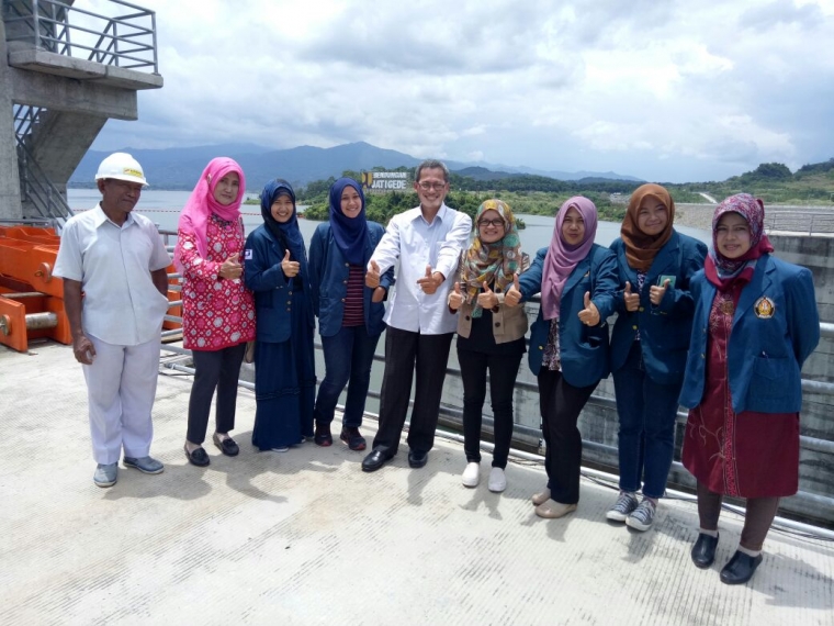 Kunjungan di Lokasi Waduk Jatigede| Dokumentasi pribadi