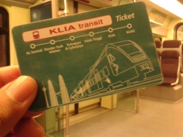 Tiket KLIA Transit. (foto pribadi)