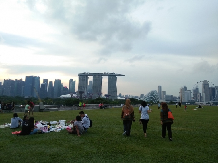 Taman di Marina Barrage