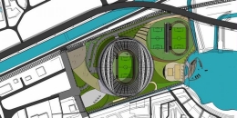 rancangan stadion untuk Persija. Source : kompas.com