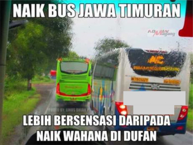 Meme yang menyinggung Bis Jawa-Timuran | sumber: pertamax7.com