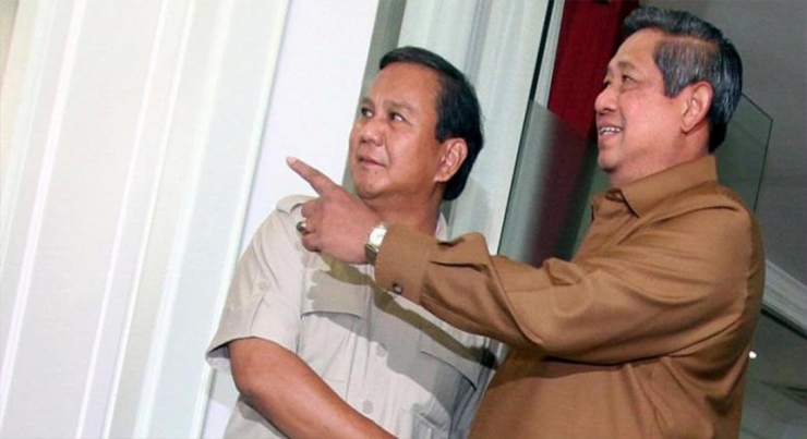Pertemuan Prabowo dan SBY / (gambar: kompas.com)