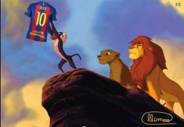 meme selebrasi gol Messi (sumber:twitter.com)