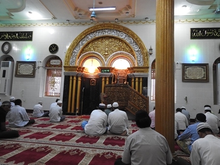Jumatan di Masjid India Yangon (Dokpri)