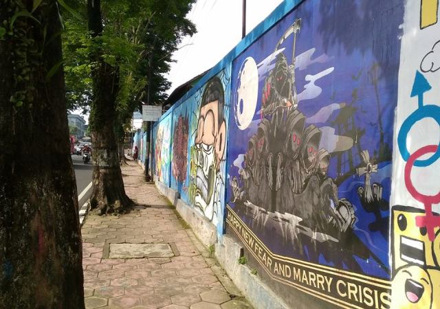Mural di Jalan Osamiliki (foto: dok pri)