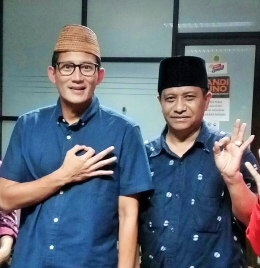 Ketua Umum RAJA, Buya Ermas dan Wagub DKI terpilih Sandiaga Salahuddin Uno