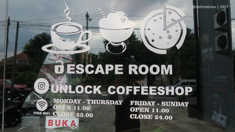 jam operasional Unlock Coffeeshop & Escape Room