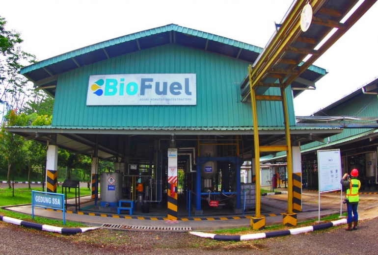 Reaktor biodiesel milik PT. Adaro Indonesia (dok.pri).