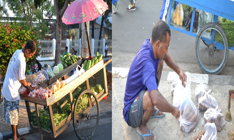 Penjual Dagangan Keliling (dokpri)