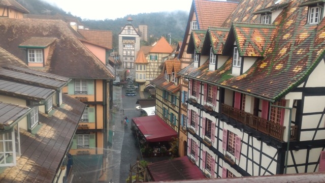 Pemandangan colmar tropicale ala Malaysia dari atas / dokumentasi pribadi