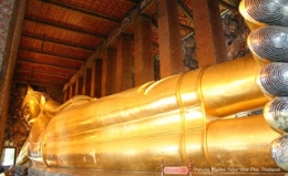 Patung Budha Tidur Wat Po - gobangkok.asia