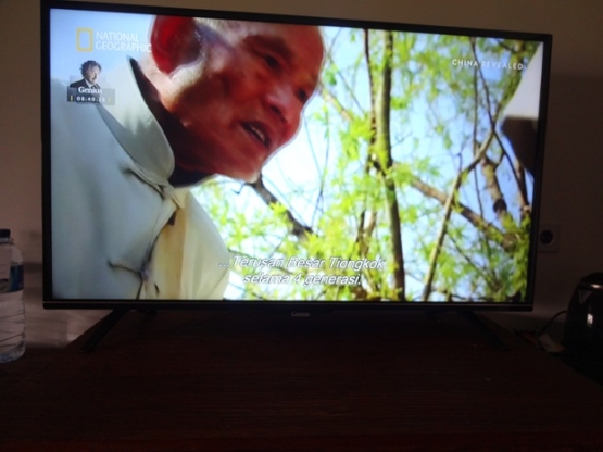 TV flat screen kamar membuat hiburan menarik selama tinggal di resort (Sumber: dokumen pribadi)