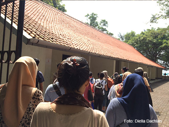 Bekas penjara Pulau Onrust yang sudah direnovasi