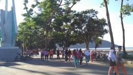 Peserta yang mengikuti jalan sehat. Foto 2, dok. Yayasan Palung