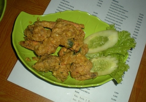 Udang Telor Asin - Dok. pribadi