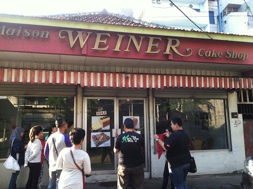 toko kue Maison Weiner - dok. pribadi