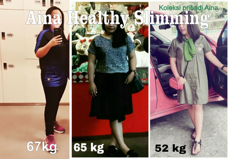 Aina: before and after body healthy slimming