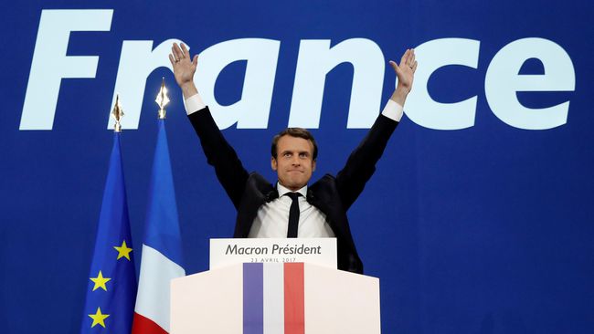 Macron terpilih menjadi Presiden Prancis selanjutnya. Source: The Huffington