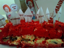 Red velvet cake ala Mamahke Jogja