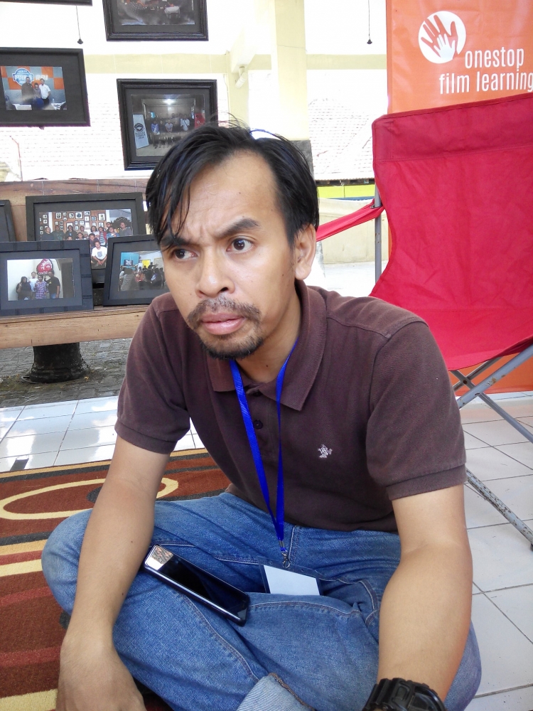 Ipoenk penggagas dan ketua Paguyupan Filmmaker Jogja (dokpri)