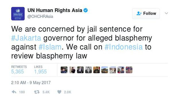 source : tangkapan layar @OHCHRAsia