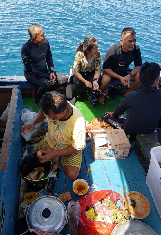 Briefing sambil dimasakin