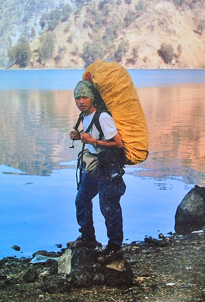 Swafoto 12 tahun yang lalu saat RInjani masih sepi (dok.pri).