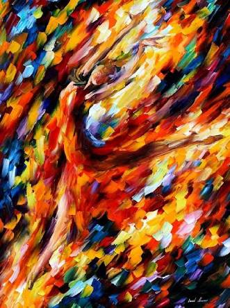 Flame Dance by Leonid Afremov (afremov.com)