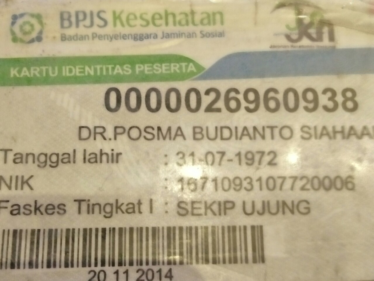 Dokumentasi pribadi