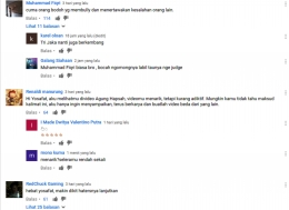 Komentar Pada Salah Satu Video Yosafat