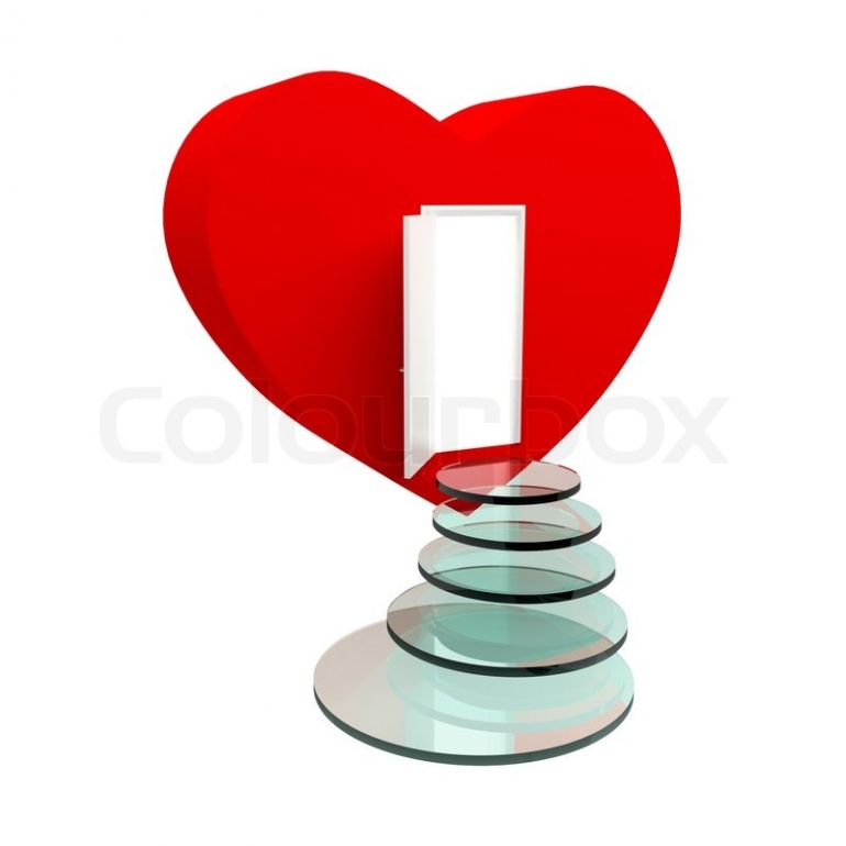 from: https://www.colourbox.com/image/red-heart-with-an-open-door-and-steps-isolated-on-the-white-image-3339534