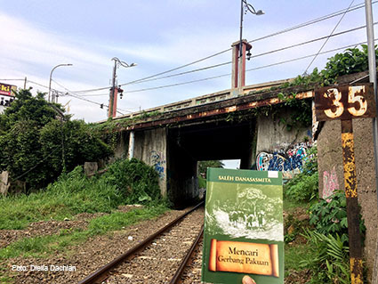 Di bawah Jembatan Bondongan Jalan Pahlawan Bogor. Apakah ini dulu lokasi gerbang Pakuan?