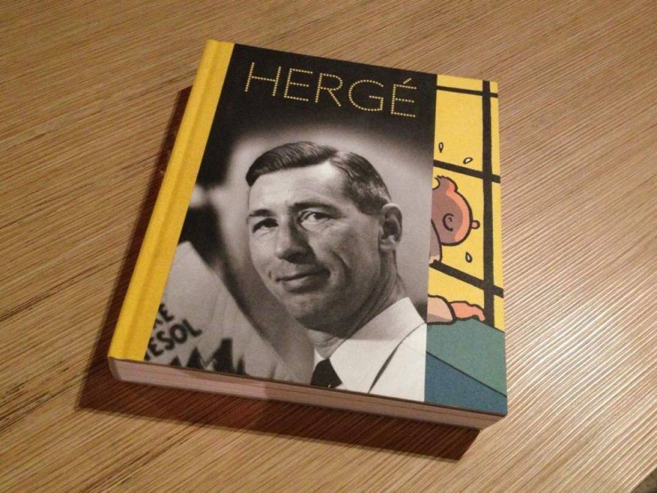Buku tentang Herge. (Foto: R. Andi Widjanarko, ISJ)