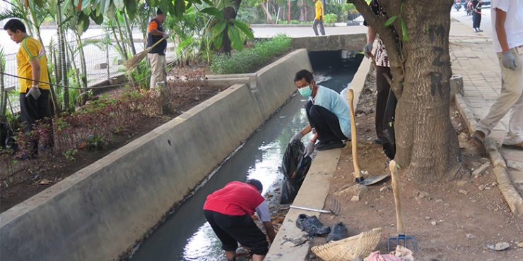  Kegiatan Clean Up Day di 5 lokasi pabrik dan kantor Group Ajinomoto Indonesia