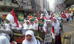 Pawai Ramadhan di Hong Kong