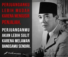 Quote Soekarno, sumber gambar : blogger.com