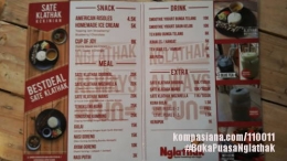 Daftar menu.