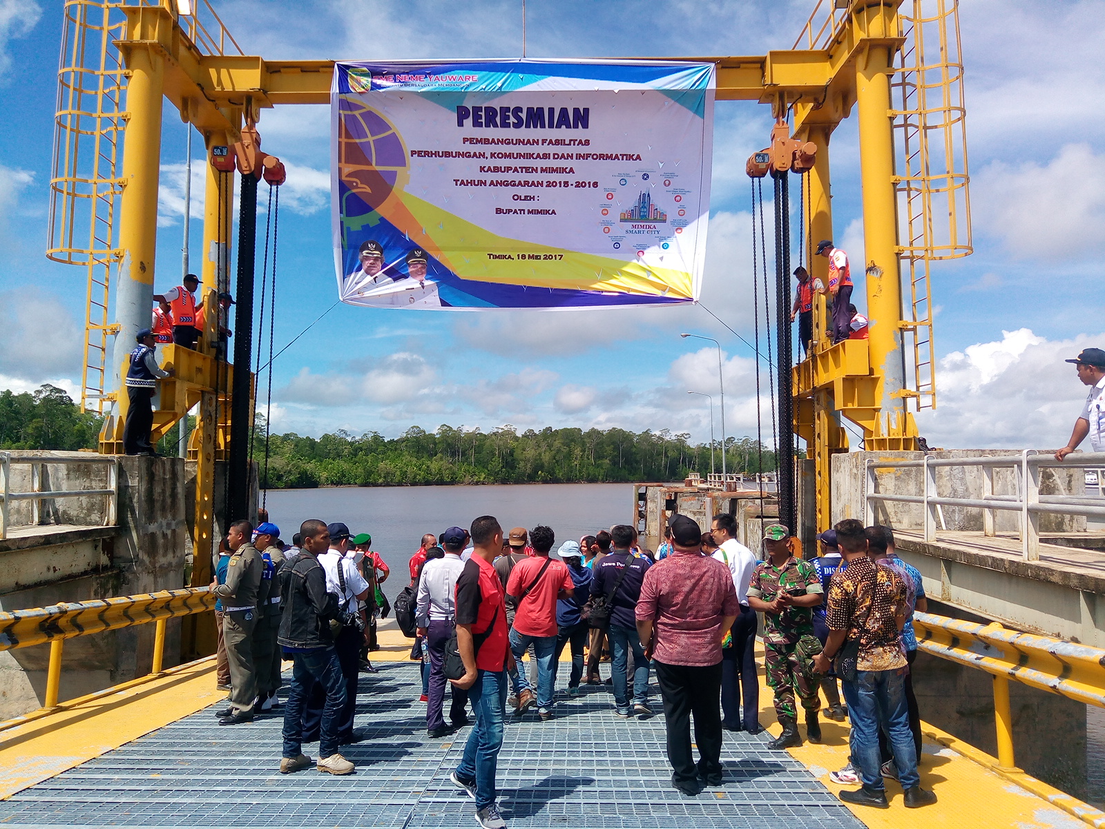 Terminal Dermaga Penyeberangan Mimika, Papua. Dok Pribadi