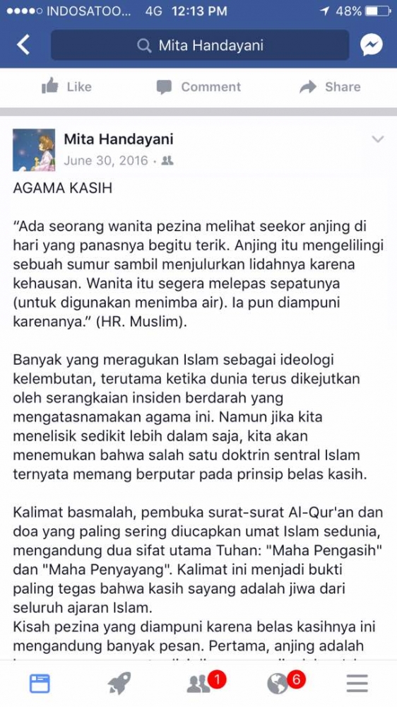 Sumber: WA Screenshoot FB