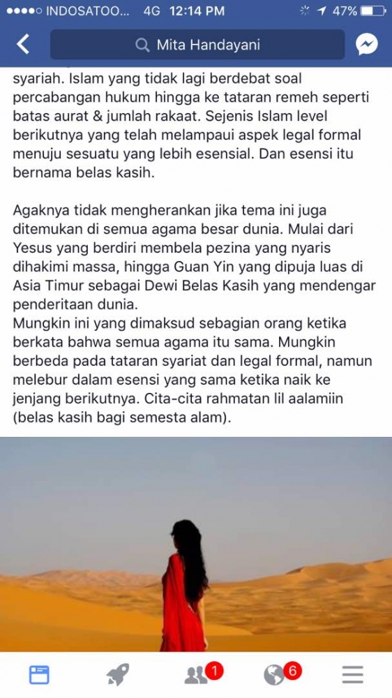 Sumber: WA Screenshoot FB