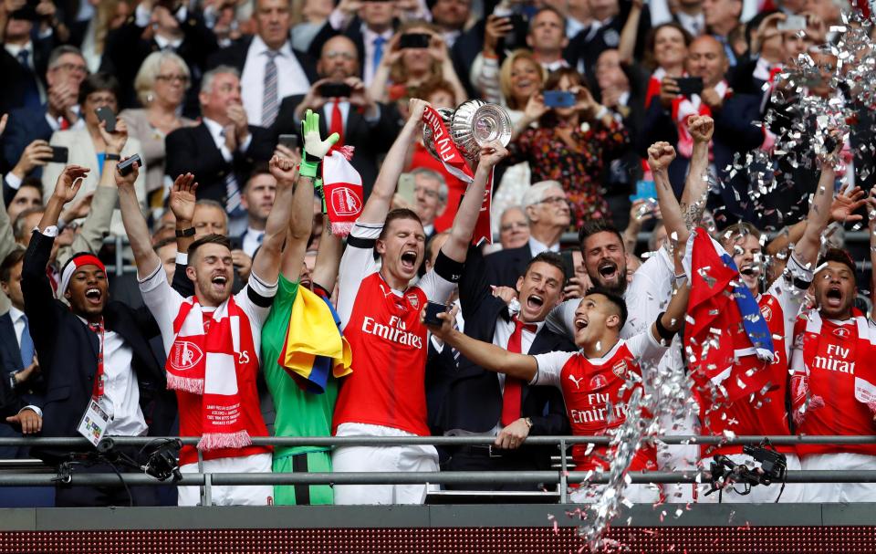 FA Cup winners 2017 || (sumber: thesun.co.uk)